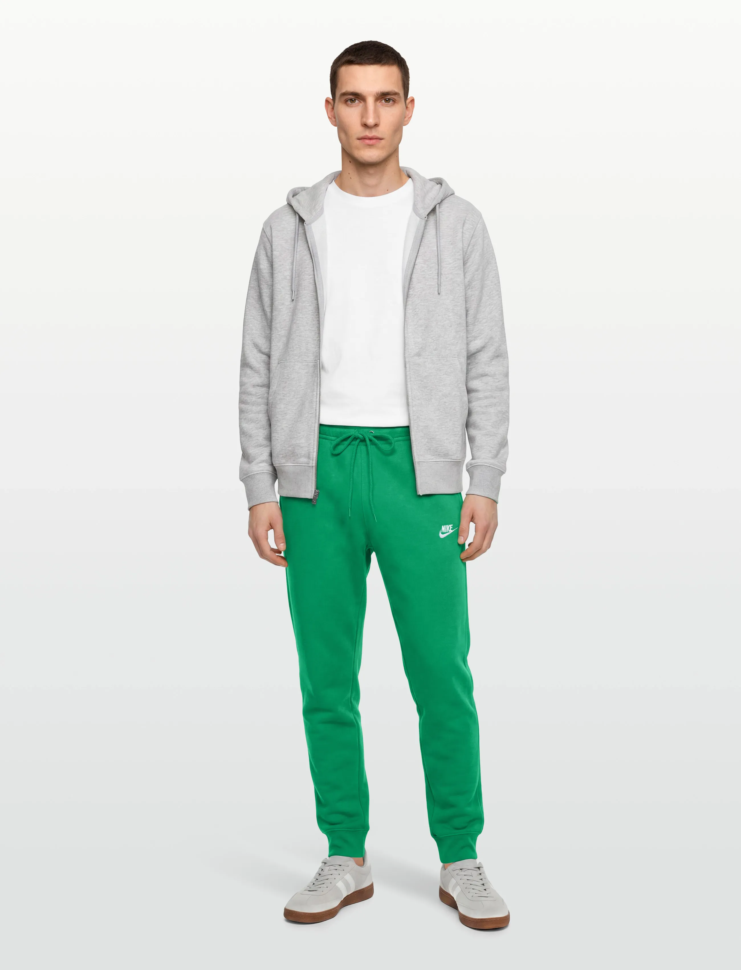 Nike Nike Club Jogger, L, Green, Sport Pants > Sport Sweatpants, Herre