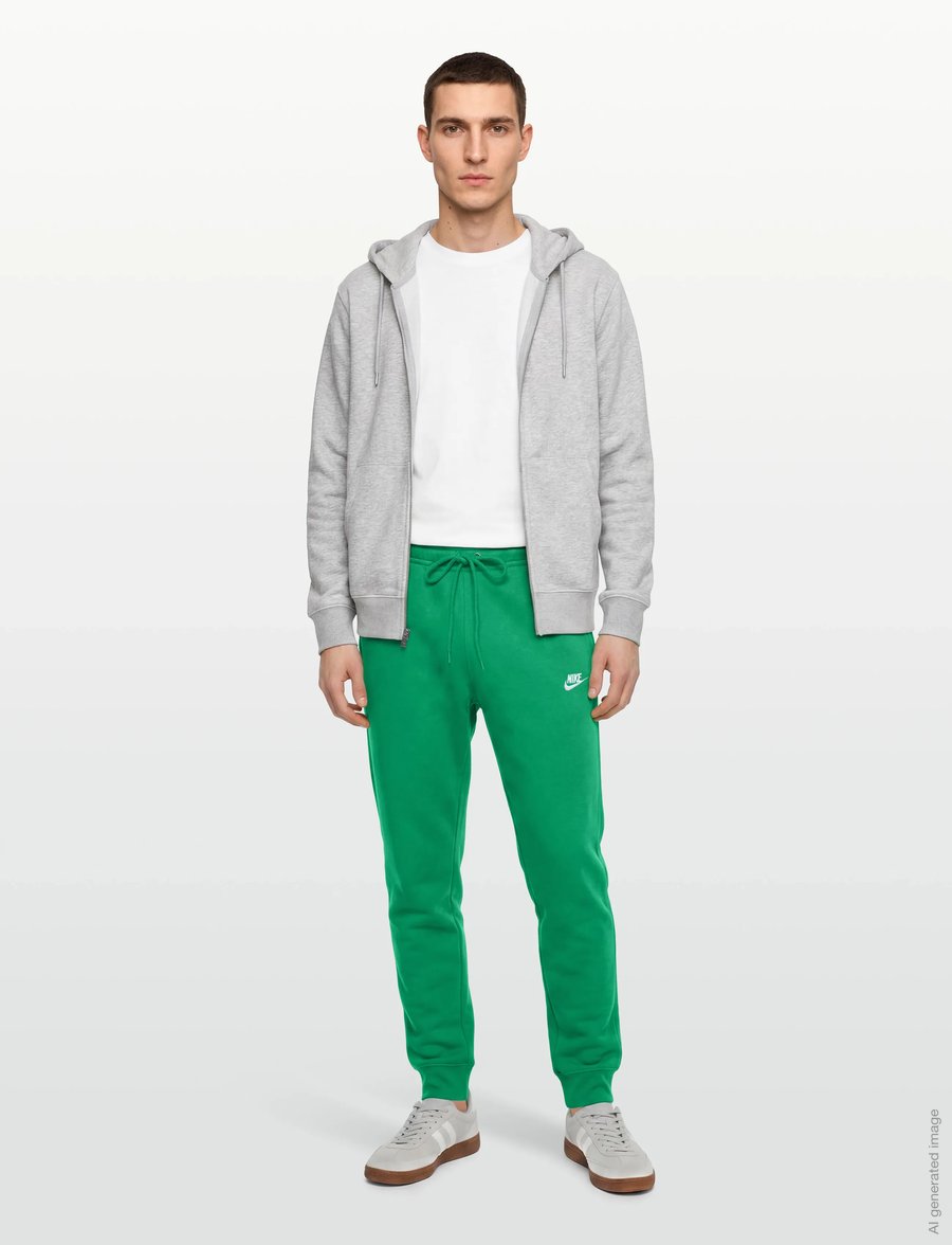 Nike - NIKE CLUB JOGGER - pants - malachite/malachite/white - 0