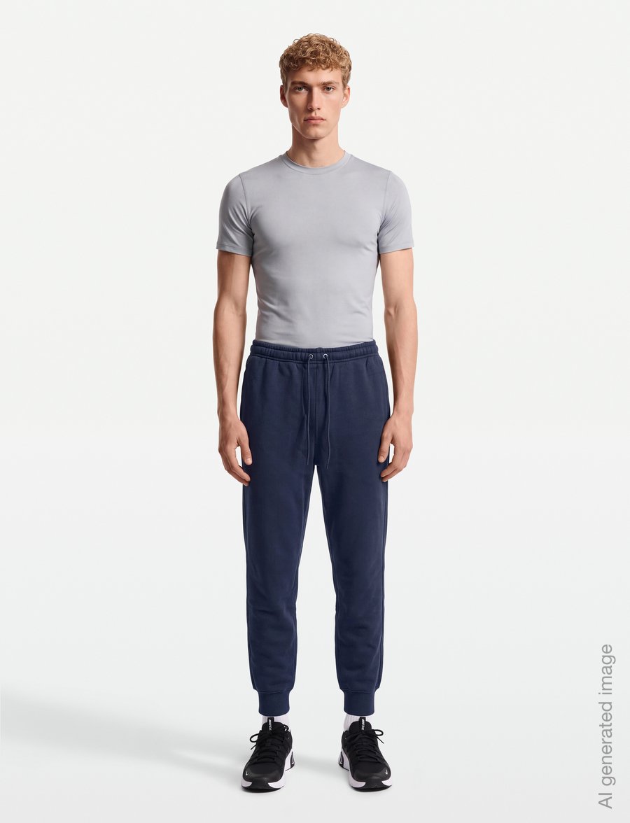 Nike - M NK CLUB BB JOGGER - hosen - obsidian/obsidian/white - 0