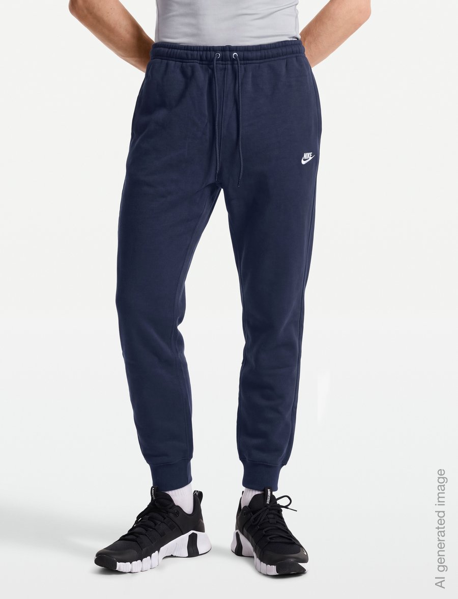 Nike - M NK CLUB BB JOGGER - hosen - obsidian/obsidian/white - 3