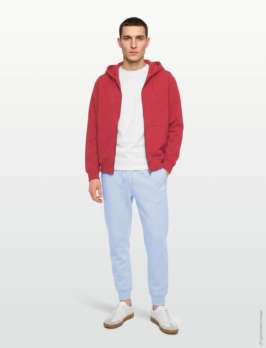 Nike - NIKE CLUB JOGGER - pants - hydrogen blue/hydrogen blue/wh - 0