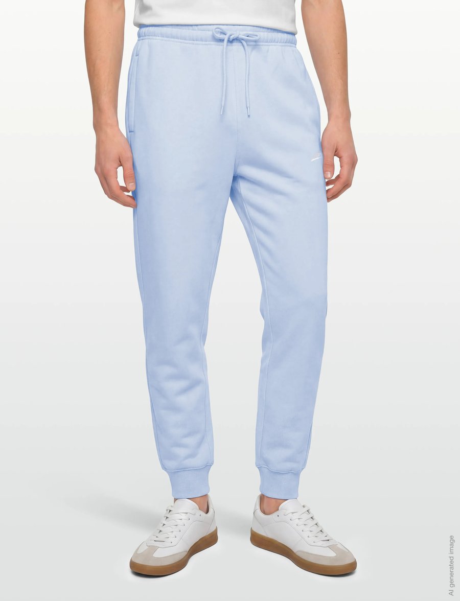 Nike - NIKE CLUB JOGGER - pants - hydrogen blue/hydrogen blue/wh - 3