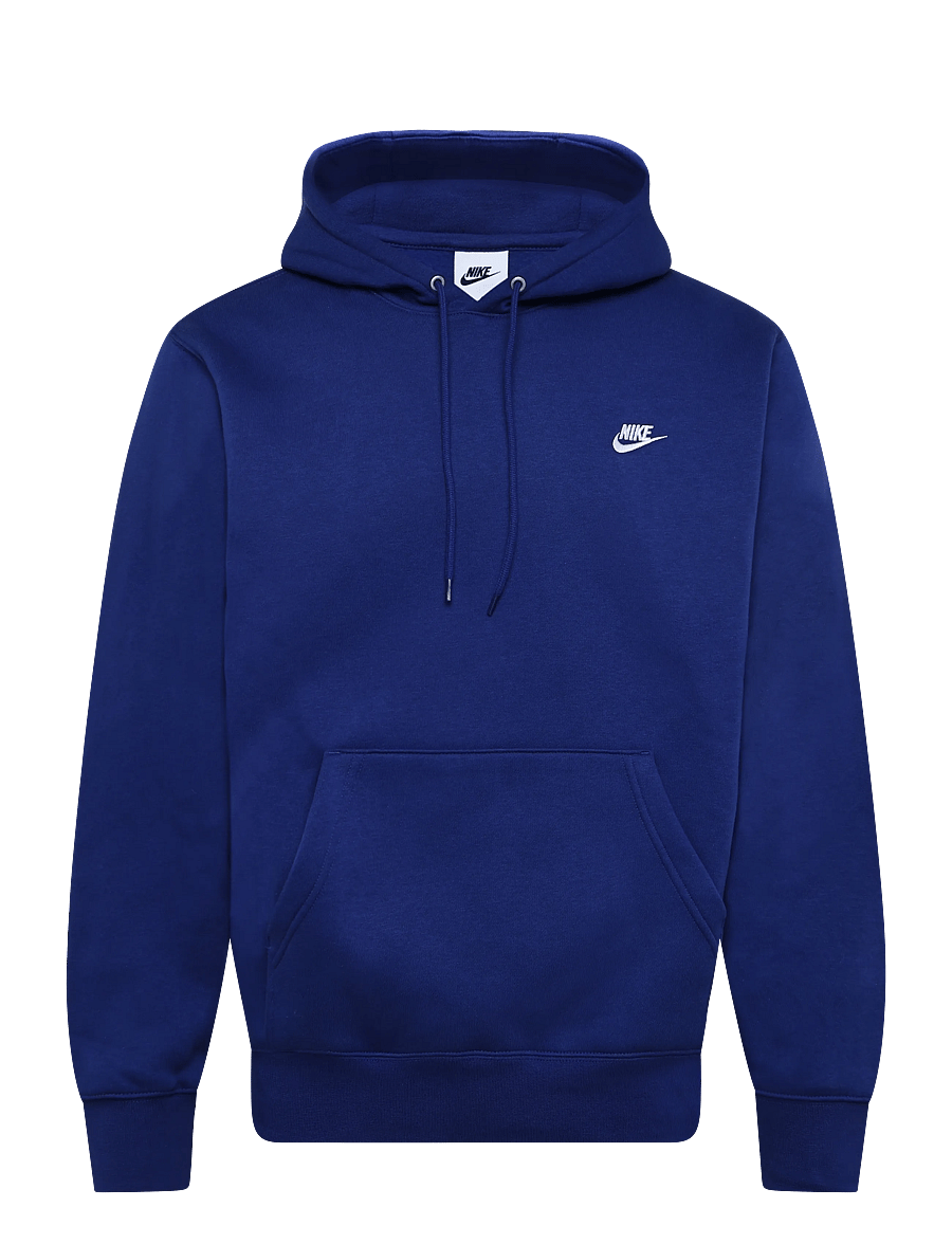 Nike - M NK CLUB BB PO HOODIE - huvtröjor - deep royal blue/deep royal blu - 0