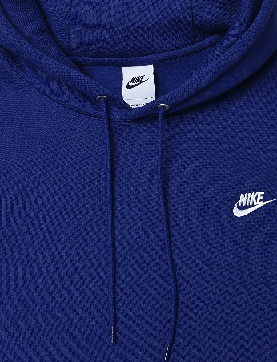Nike - M NK CLUB BB PO HOODIE - huvtröjor - deep royal blue/deep royal blu - 2