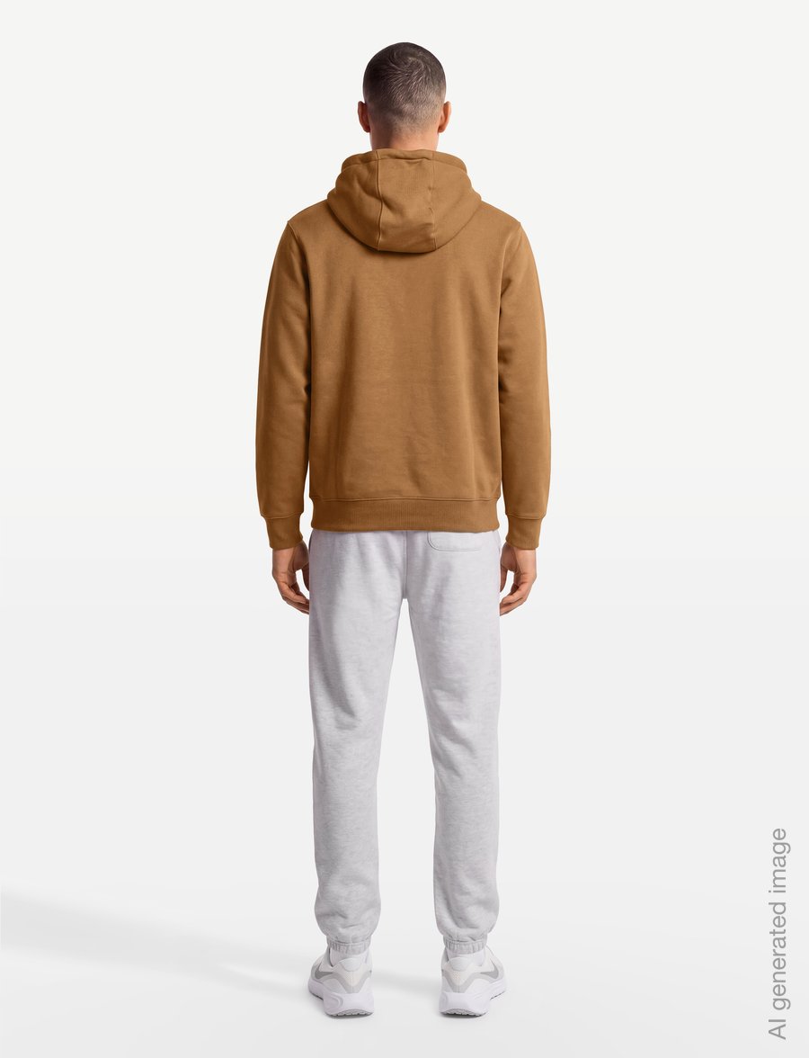 Nike - M NK CLUB BB PO HOODIE - huvtröjor - ale brown/ale brown/white - 4
