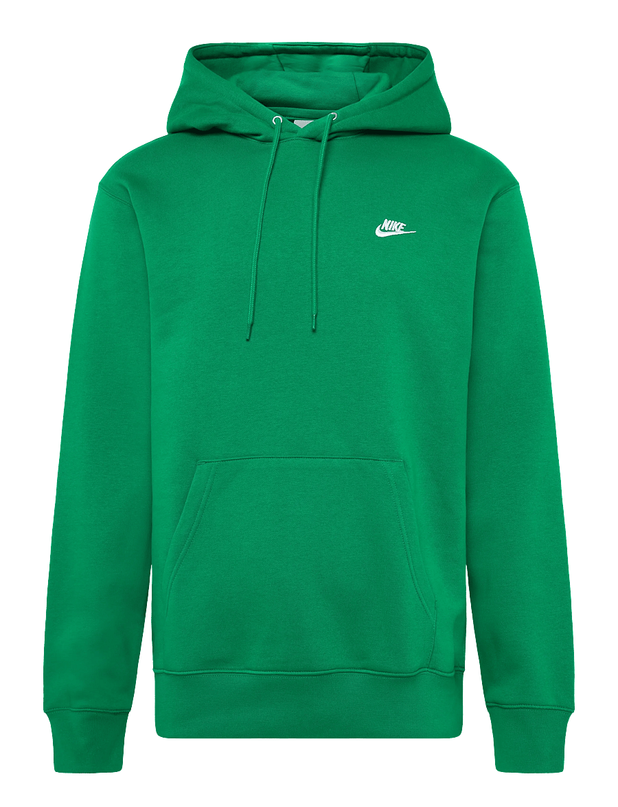 Nike - M NK CLUB BB PO HOODIE - kapuutsiga dressipluusid - malachite/malachite/white - 1