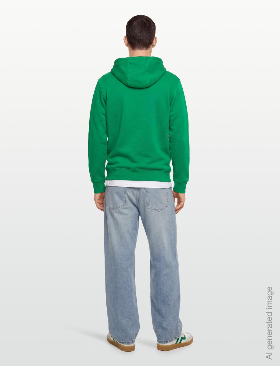 Nike - M NK CLUB BB PO HOODIE - kapuutsiga dressipluusid - malachite/malachite/white - 4