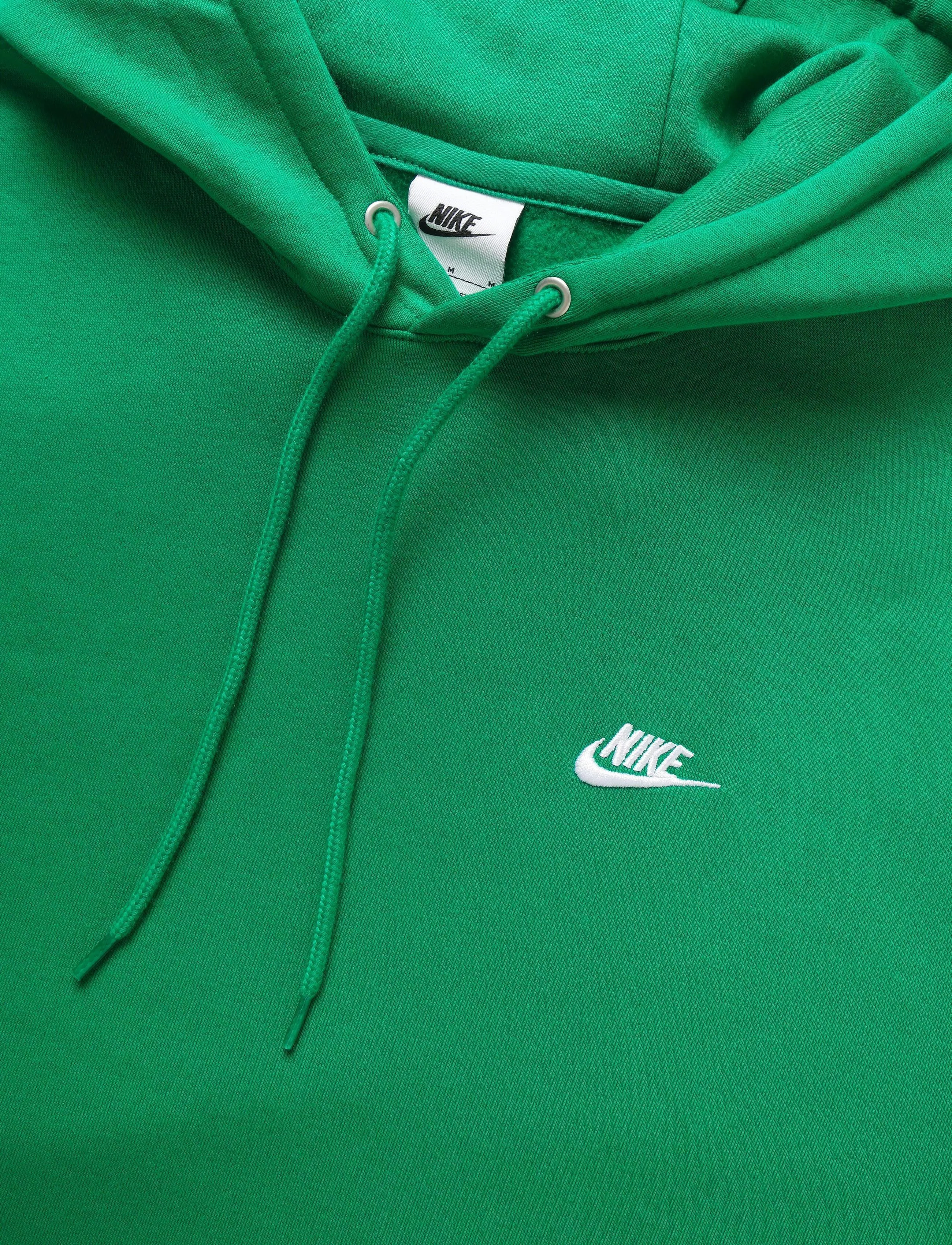 Nike - M NK CLUB BB PO HOODIE - tops - malachite/malachite/white - 5