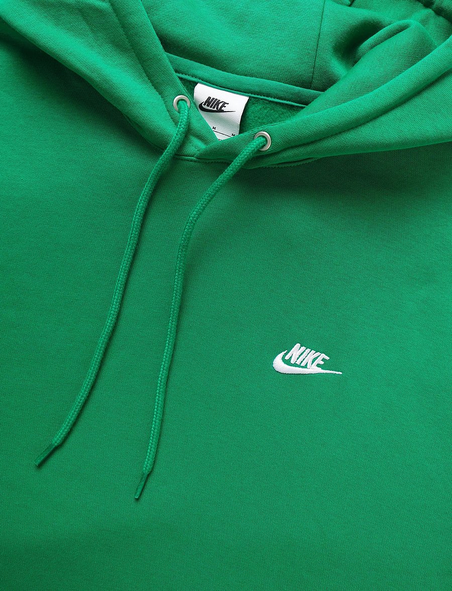 Nike - M NK CLUB BB PO HOODIE - kapuutsiga dressipluusid - malachite/malachite/white - 5