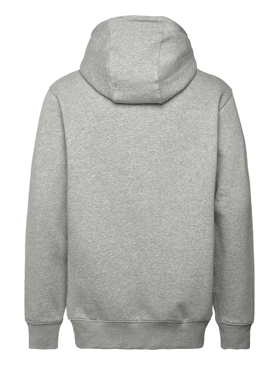 Nike - M NK CLUB BB PO HOODIE - sweatshirts - dk grey heather/lt smoke grey/ - 1