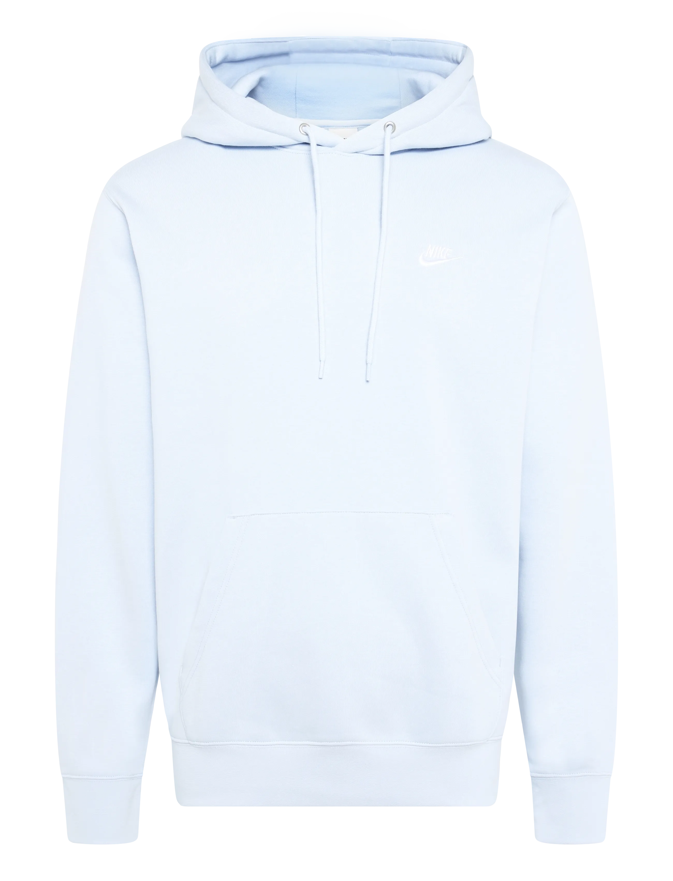 Nike M NK CLUB BB PO HOODIE - Clothing - HYDROGEN BLUE/HYDROGEN BLUE/WH / blue