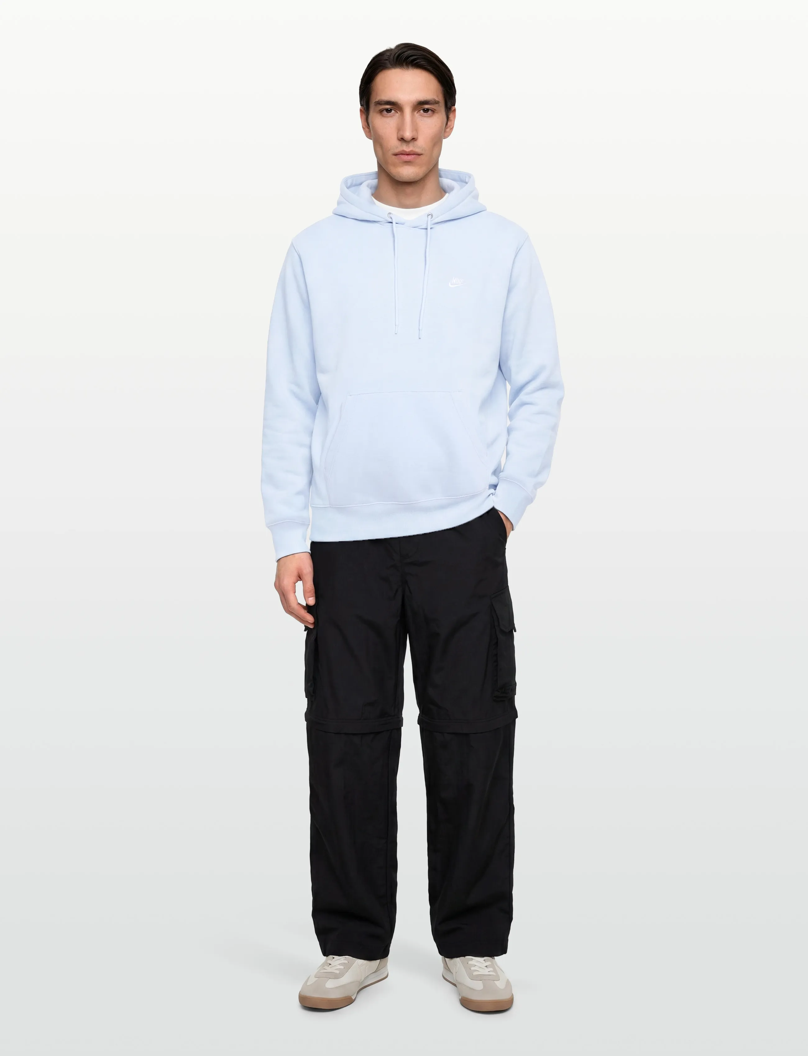 Nike M Nk Club Bb Po Hoodie, XL, Blue, Sport Sweatshirts & Hoodies > Sport Hoodies, Herre