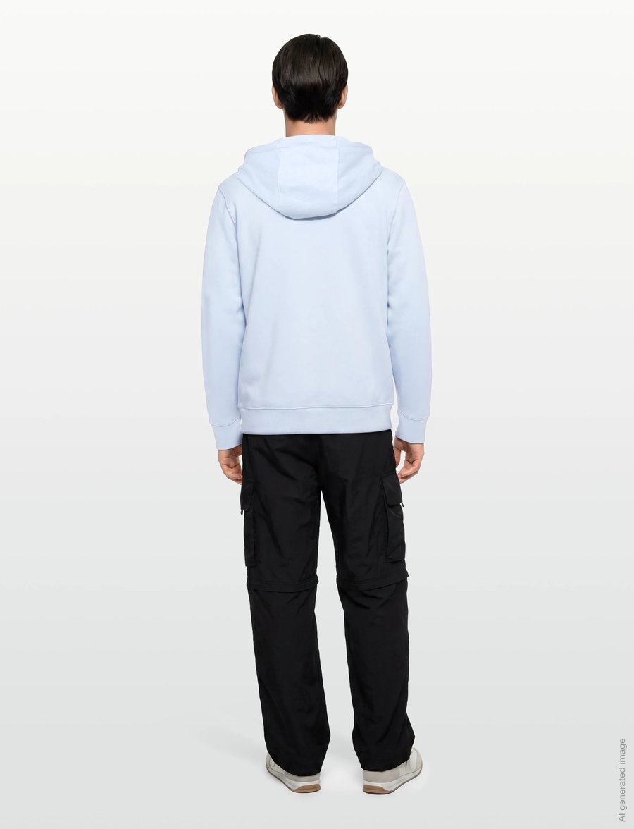 Nike - M NK CLUB BB PO HOODIE - overdele - hydrogen blue/hydrogen blue/wh - 4