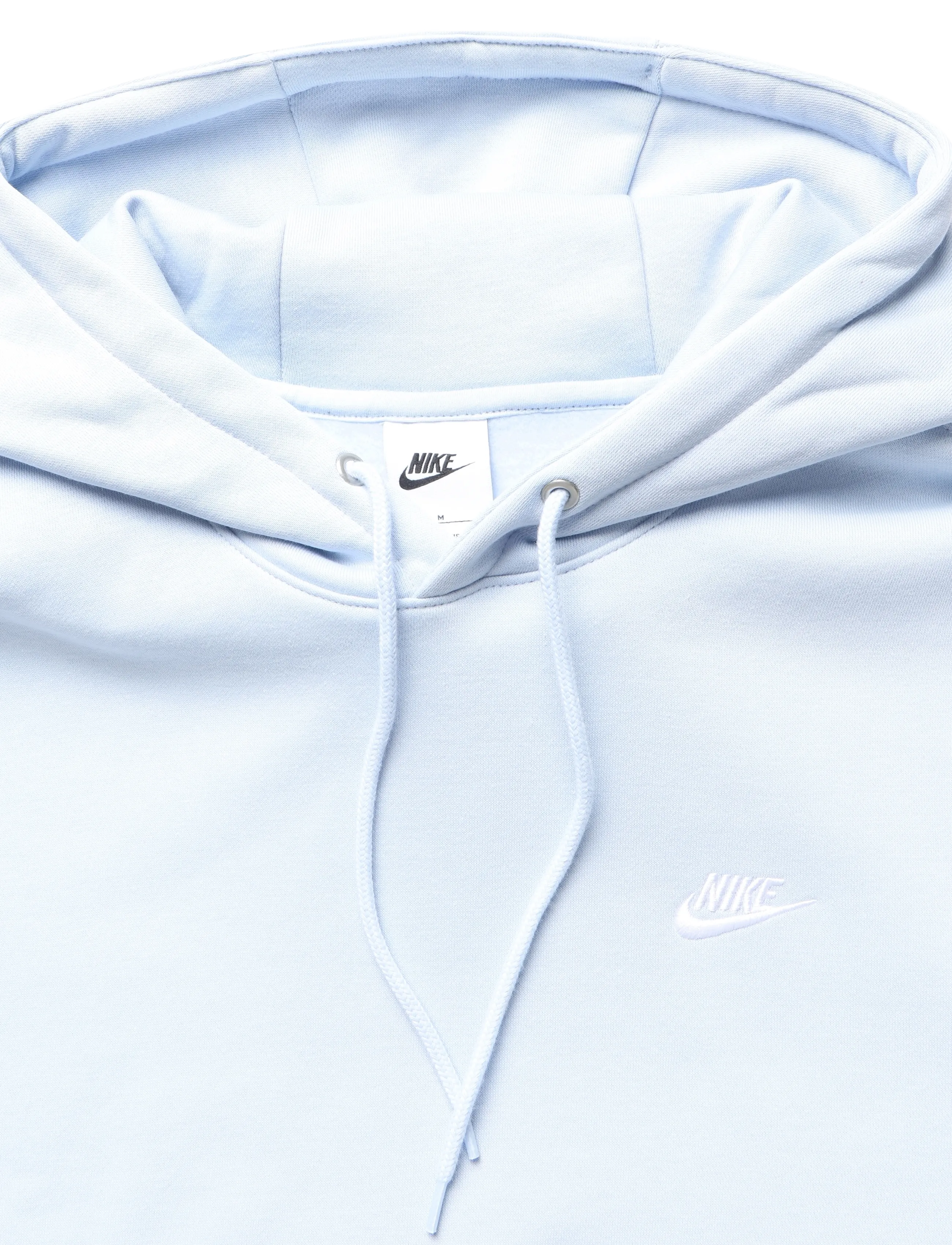 Nike - M NK CLUB BB PO HOODIE - overdele - hydrogen blue/hydrogen blue/wh - 5