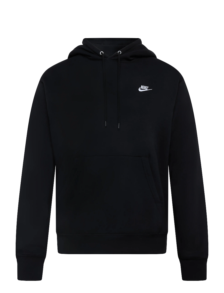 Nike - M NK CLUB BB PO HOODIE - kapuutsiga dressipluusid - black/black/white - 0