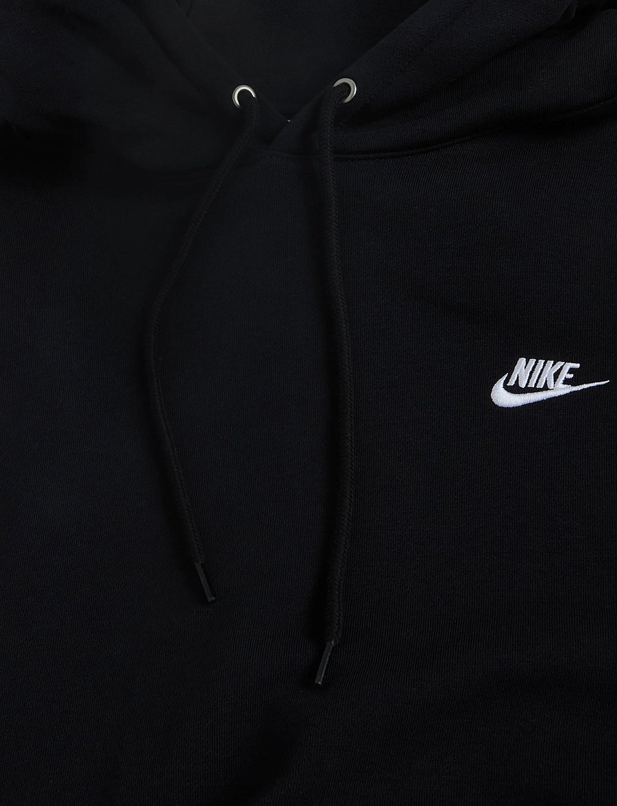 Nike - M NK CLUB BB PO HOODIE - kapuutsiga dressipluusid - black/black/white - 2