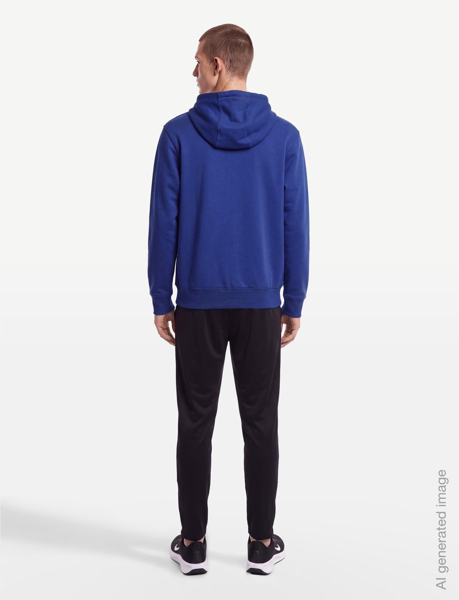 Nike - Nike Club Full Zip Hoodie - hūdiji - deep royal blue/deep royal blu - 4