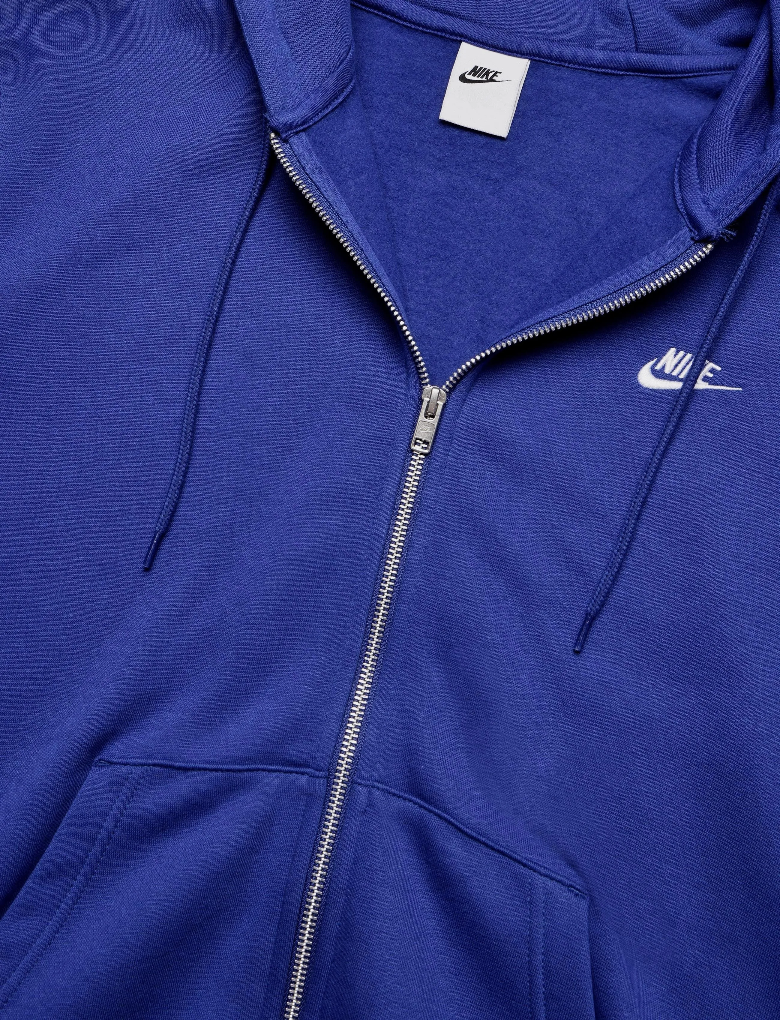 Nike - Nike Club Full Zip Hoodie - kapuutsiga dressipluusid - deep royal blue/deep royal blu - 2