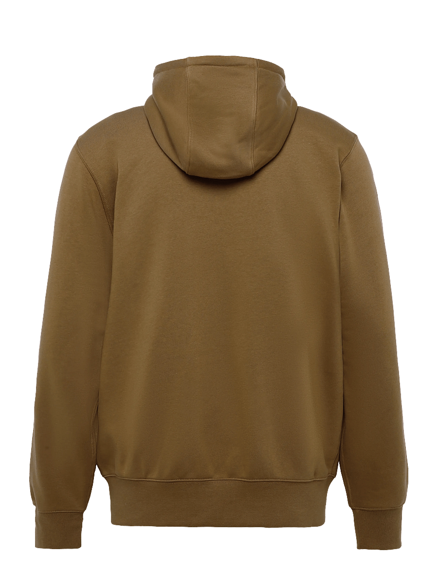 Nike - Nike Club Full Zip Hoodie - overdele - ale brown/ale brown/white - 1