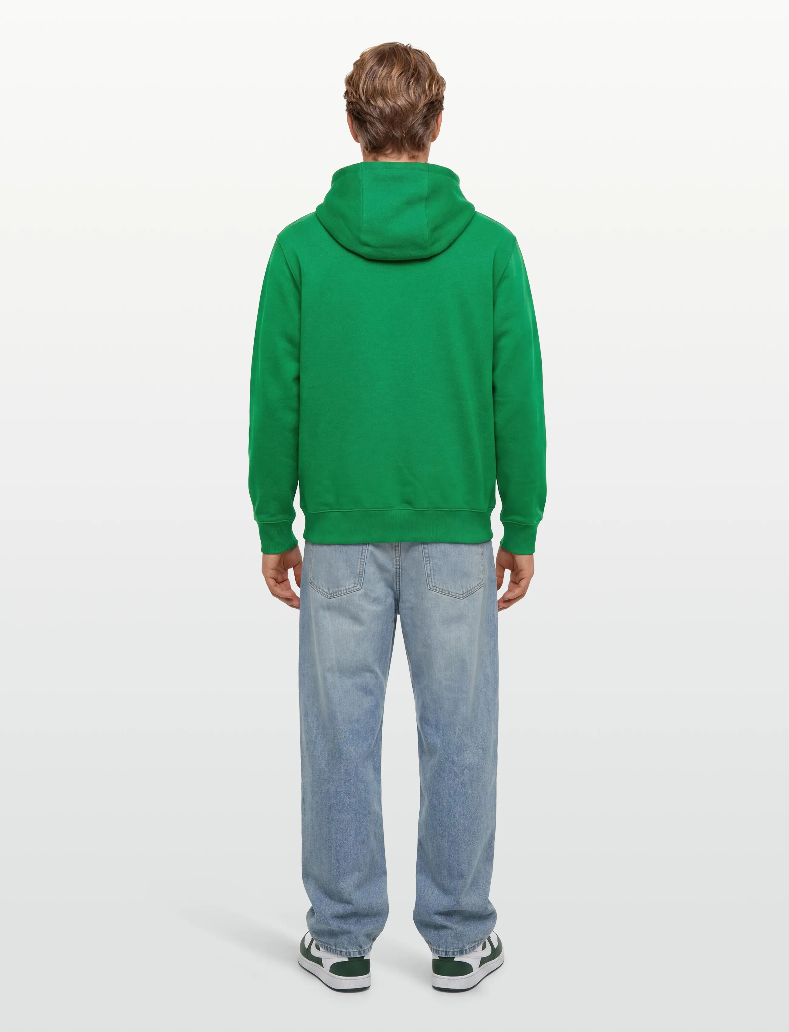 Nike - Nike Club Full Zip Hoodie - overdele - malachite/malachite/white - 4