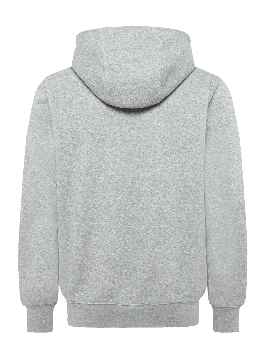 Nike - Nike Club Full Zip Hoodie - overdele - dk grey heather/lt smoke grey/ - 1