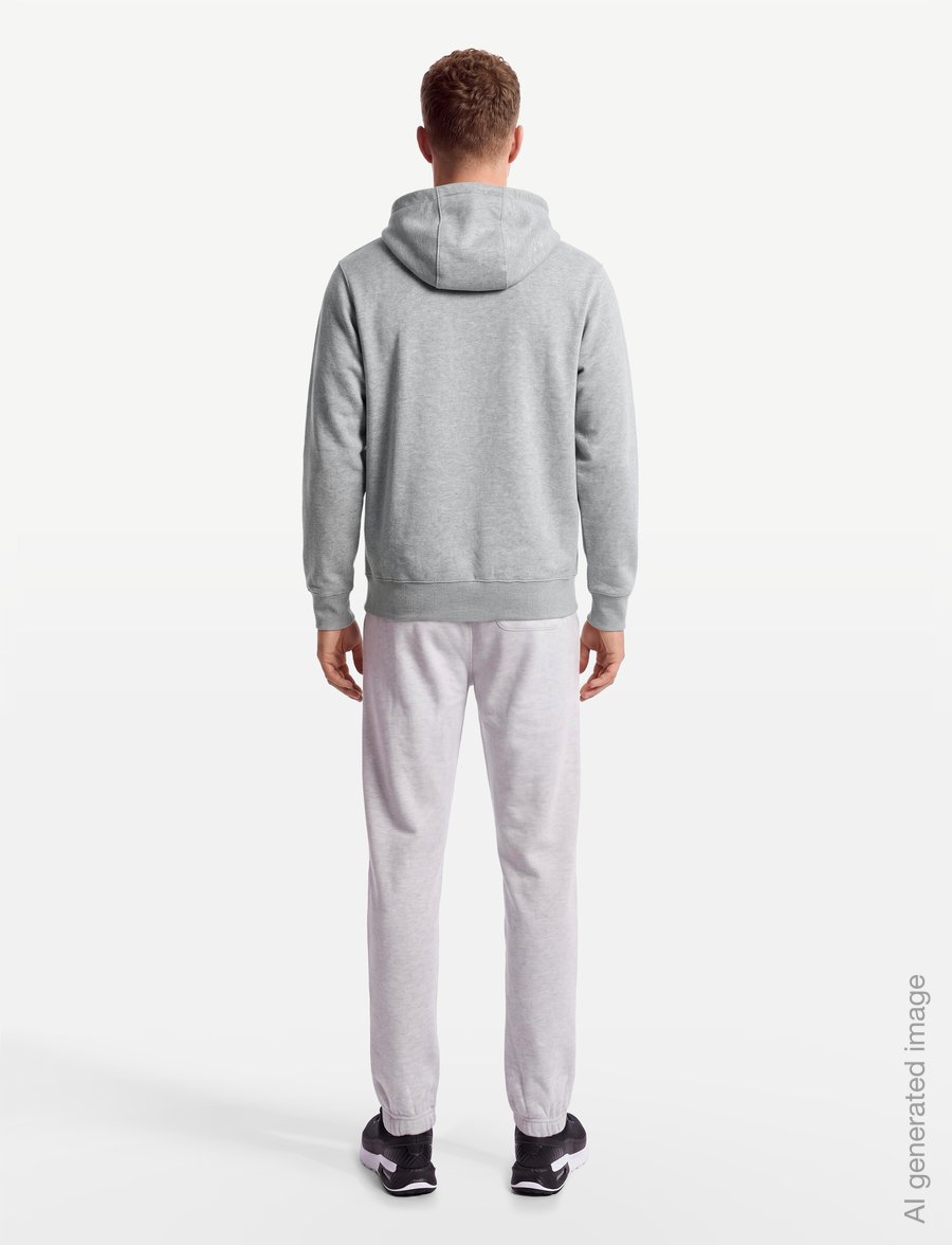 Nike - Nike Club Full Zip Hoodie - kapuutsiga dressipluusid - dk grey heather/lt smoke grey/ - 4