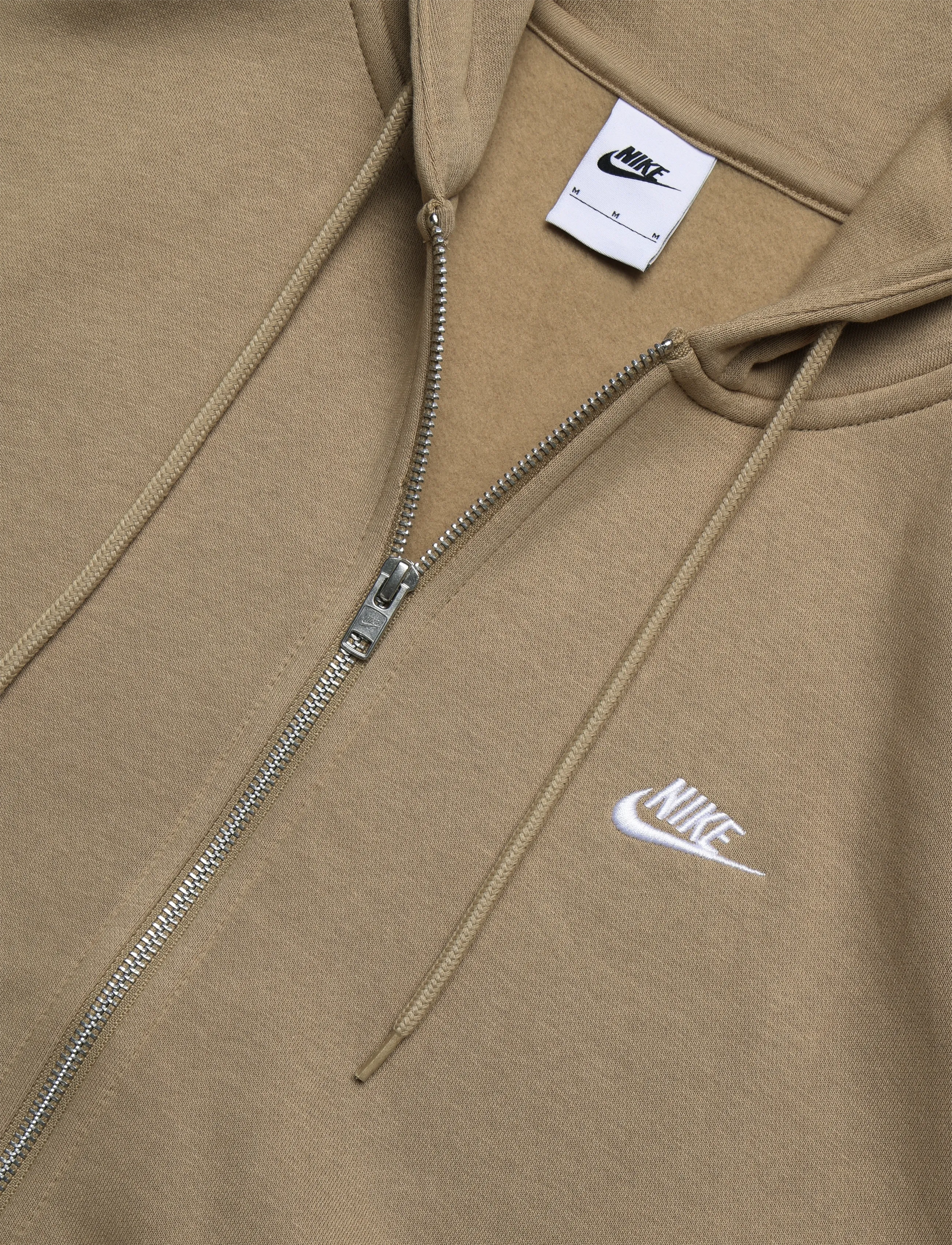 Nike - Nike Club Full Zip Hoodie - kapuutsiga dressipluusid - parachute beige/parachute beig - 2