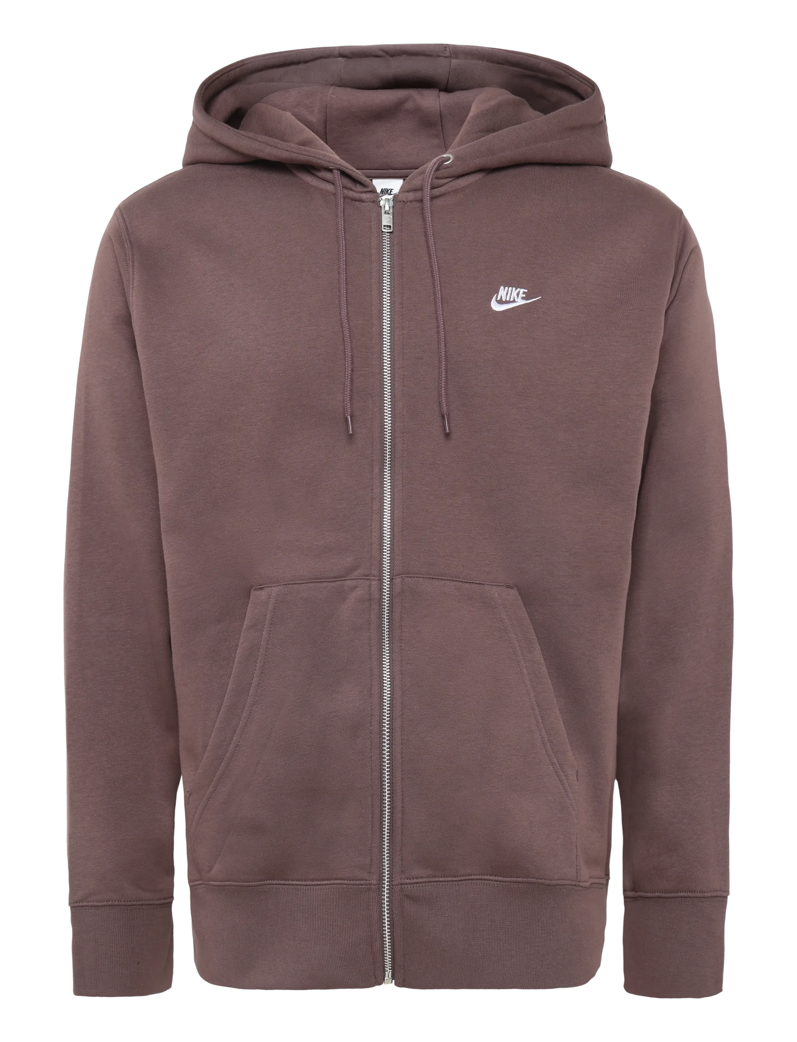 Nike Nike Club Full Zip Hoodie, XS, Burgundy, Sport Sweatshirts & Hoodies > Sport Hoodies, Herre