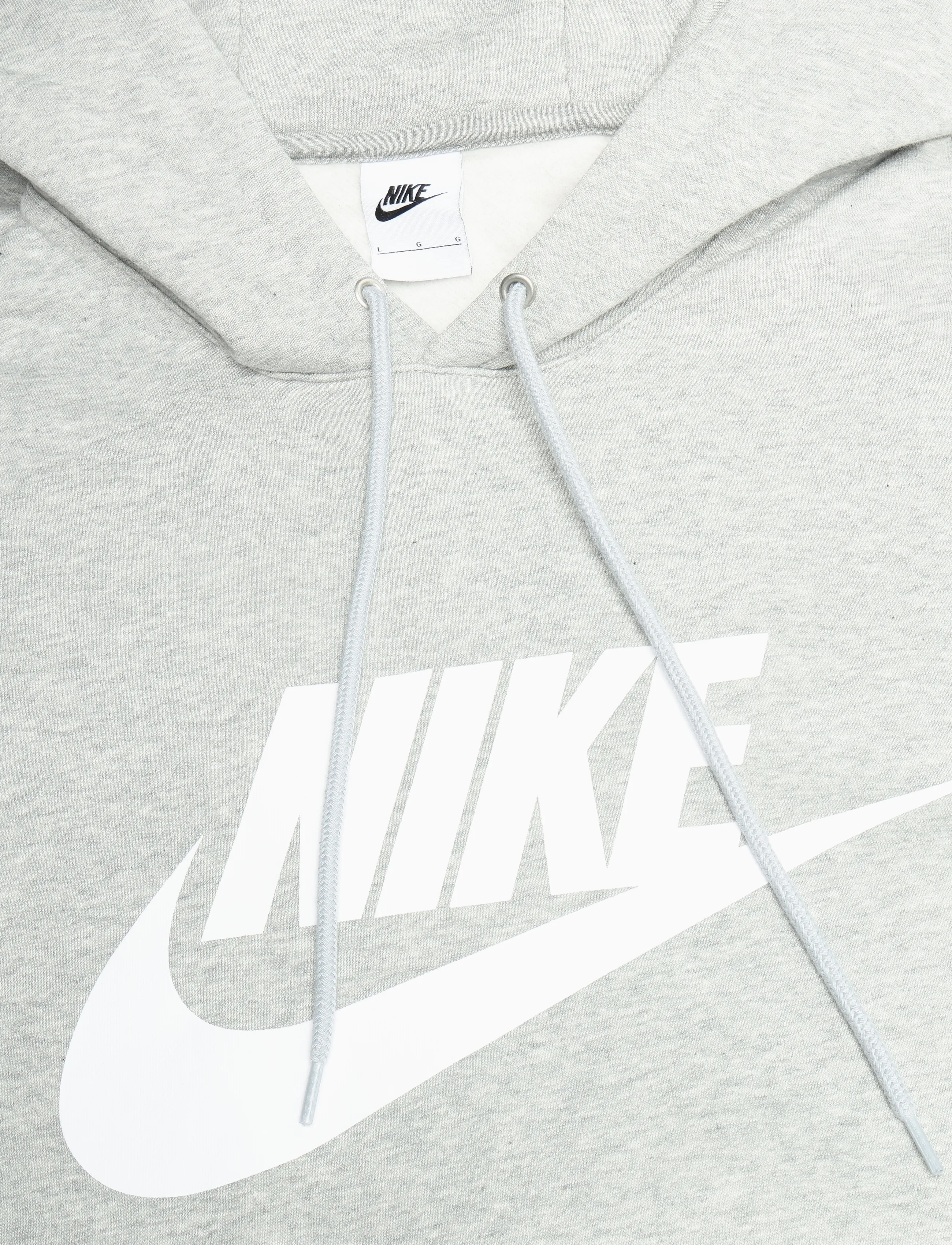 Nike - NIKE CLUB LOGO HOODIE - overdele - dk grey heather/lt smoke grey/ - 2