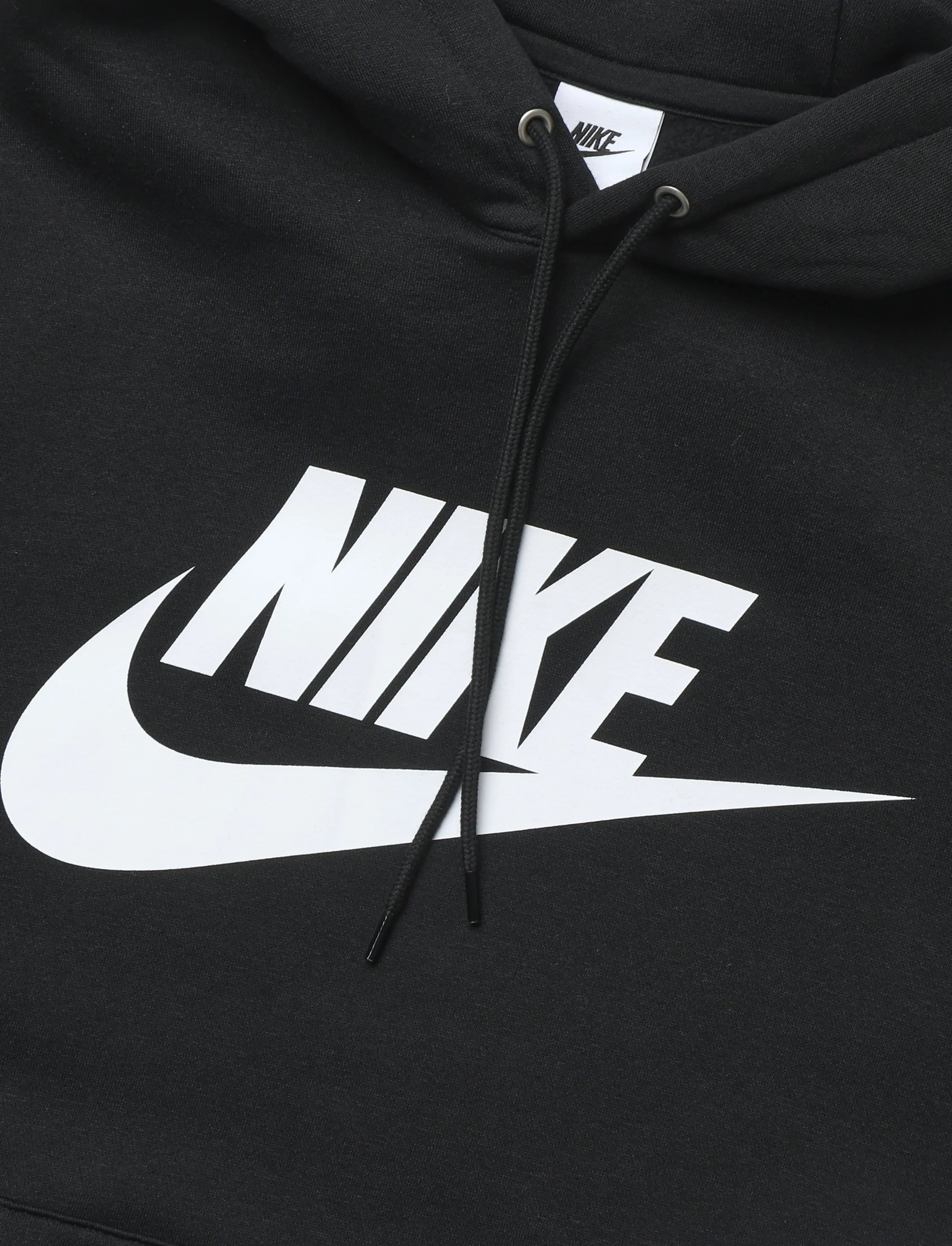 Nike - NIKE CLUB LOGO HOODIE - viršutinės dalies drabužiai - black/black/white - 5