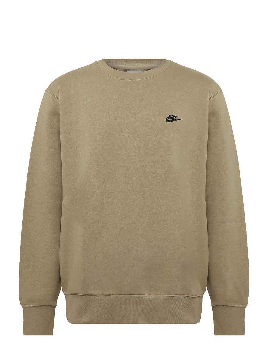 Nike - M NK CLUB BB CREW - oberteile - parachute beige/obsidian - 0