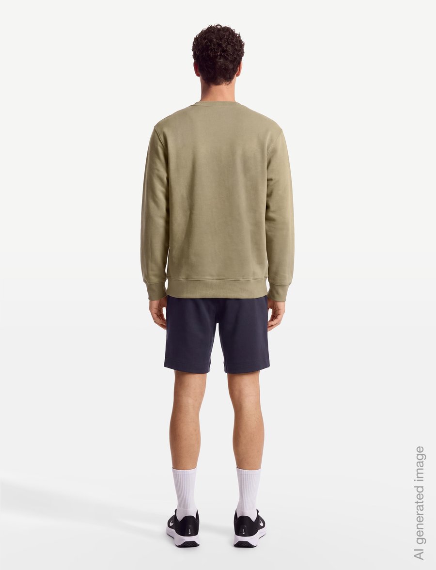 Nike - M NK CLUB BB CREW - oberteile - parachute beige/obsidian - 4