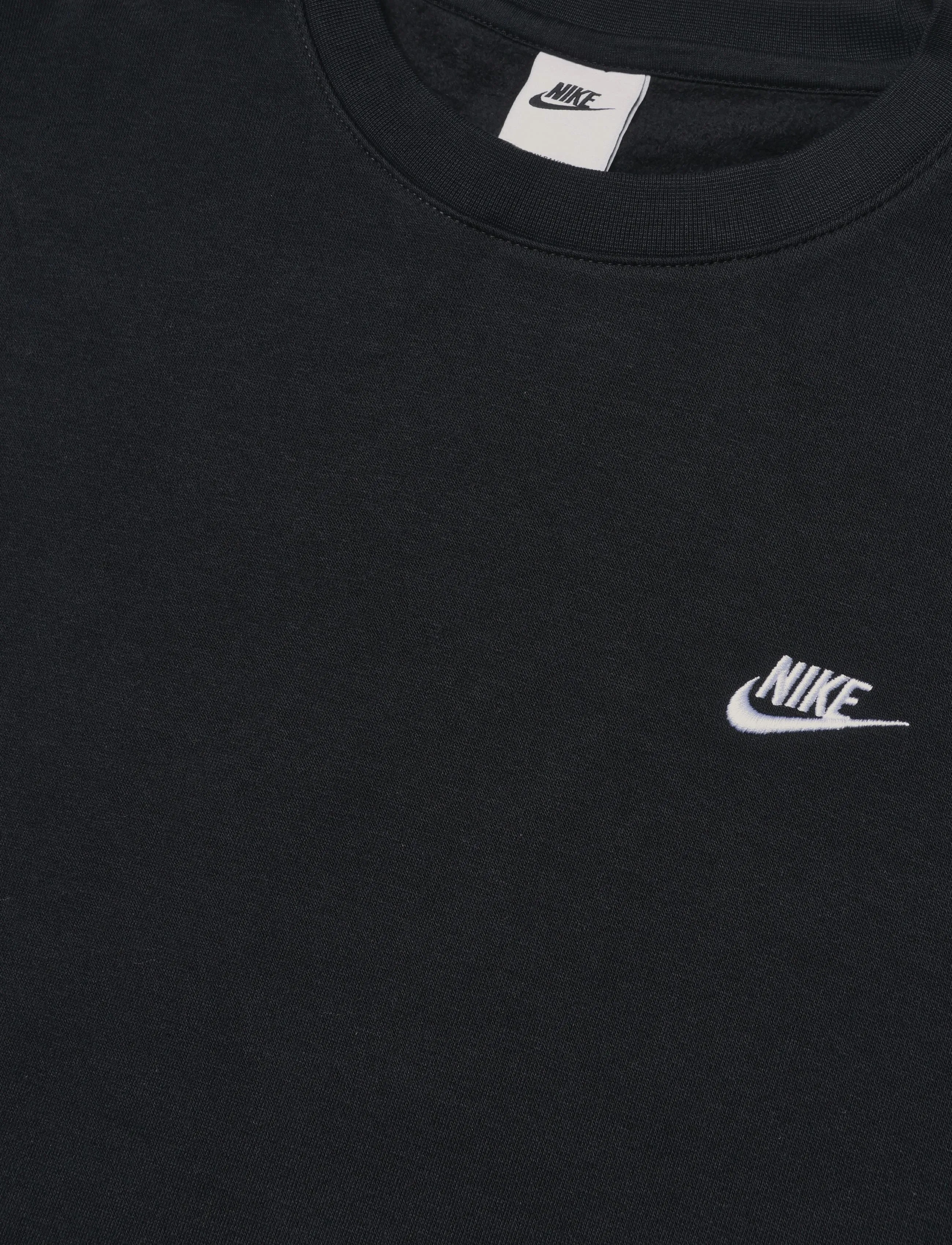 Nike - M NK CLUB BB CREW - alussärgid - black/white - 2
