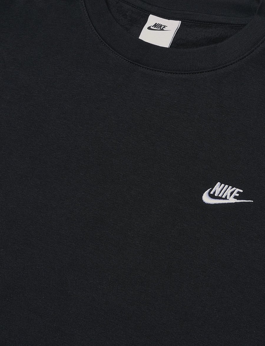 Nike - M NK CLUB BB CREW - alussärgid - black/white - 2