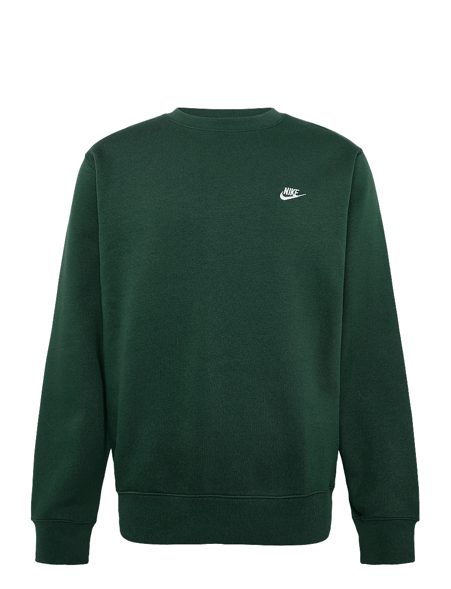 Nike - M NK CLUB BB CREW - oberteile - fir/white - 0