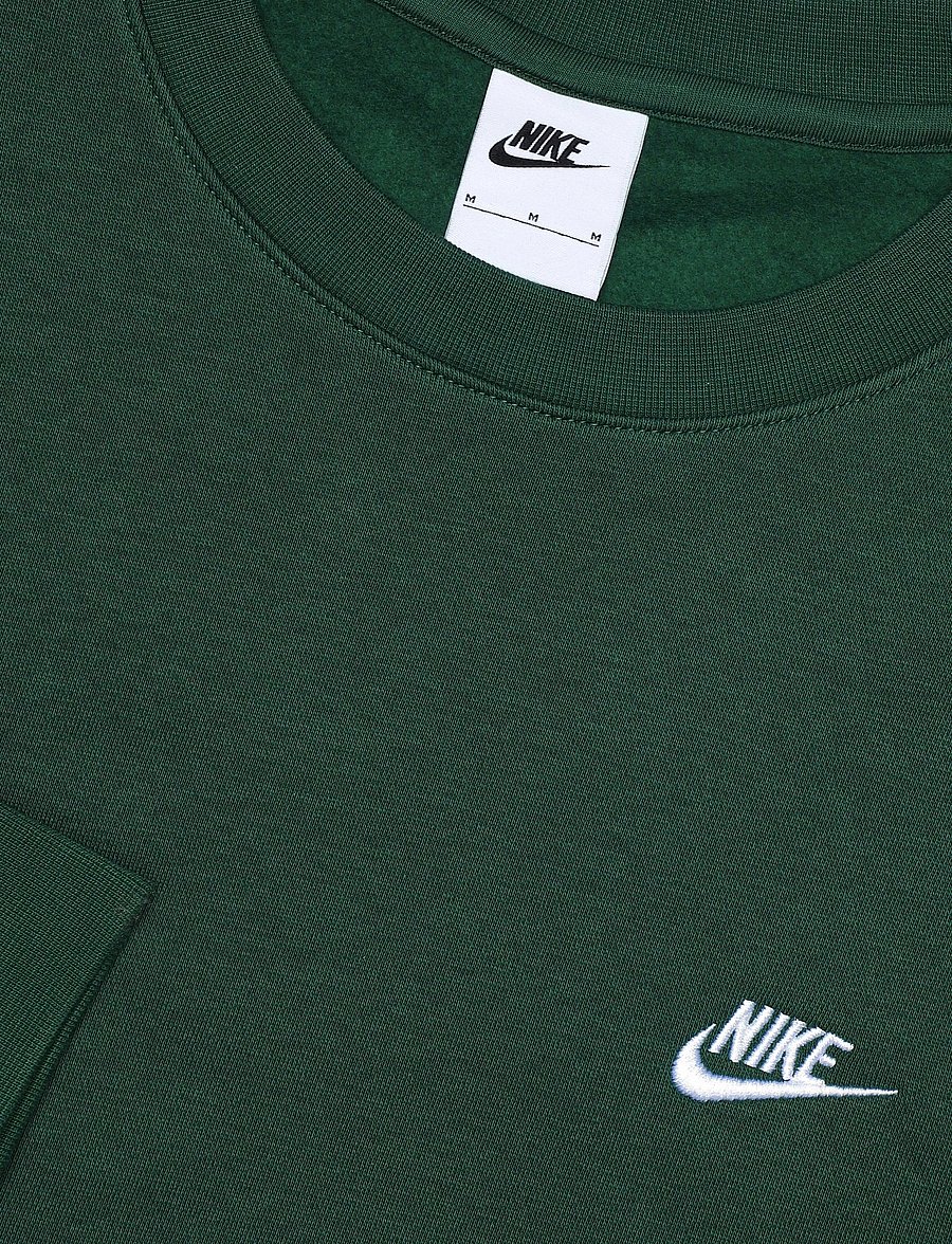 Nike - M NK CLUB BB CREW - oberteile - fir/white - 2