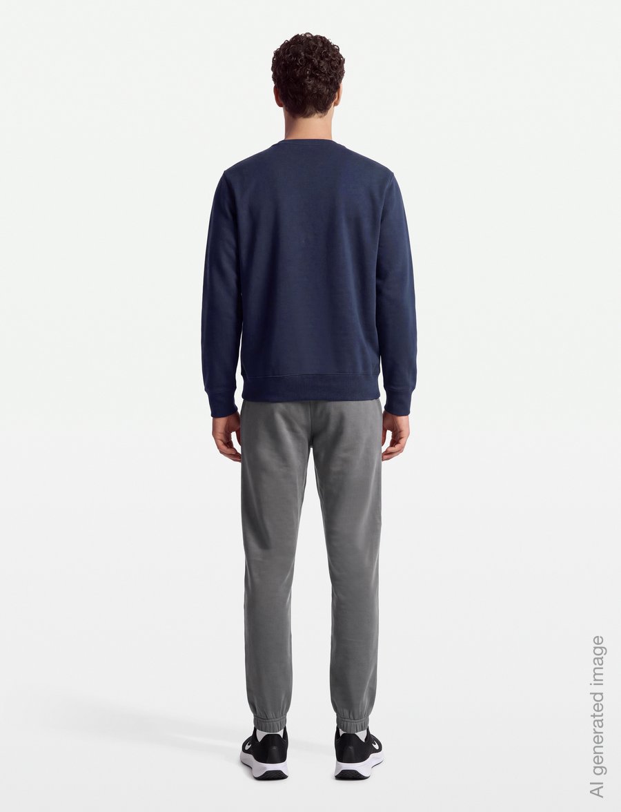 Nike - M NK CLUB BB CREW - oberteile - obsidian/white - 4