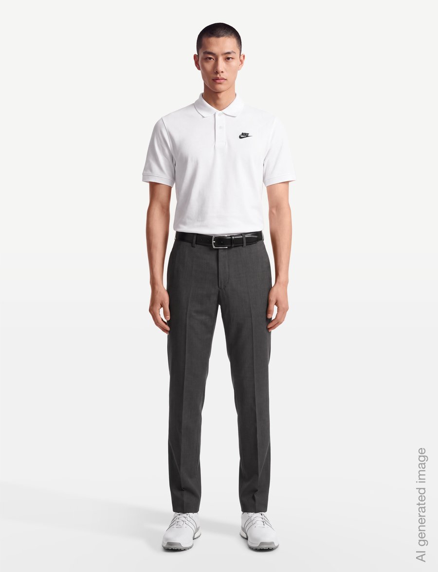 Nike - Nike Club Pique Polo - polos - white/black - 0
