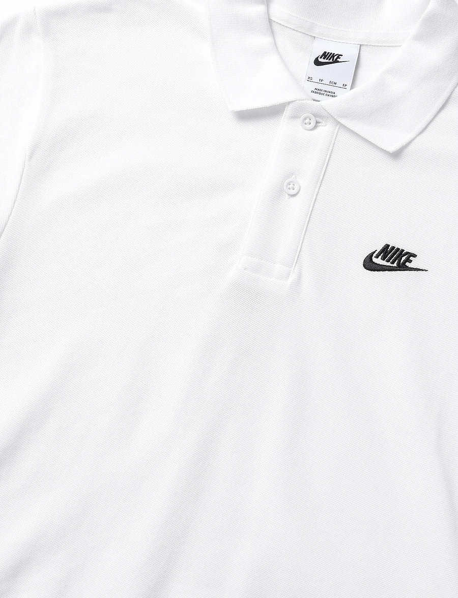 Nike - Nike Club Pique Polo - toppar & t-shirts - white/black - 2
