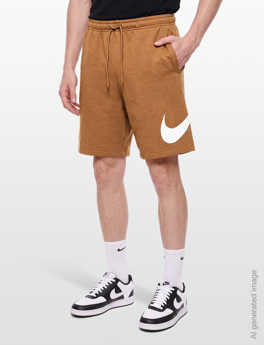 Nike - M N K CLUB BB SHORT GX - hosen - ale brown/ale brown/white - 3