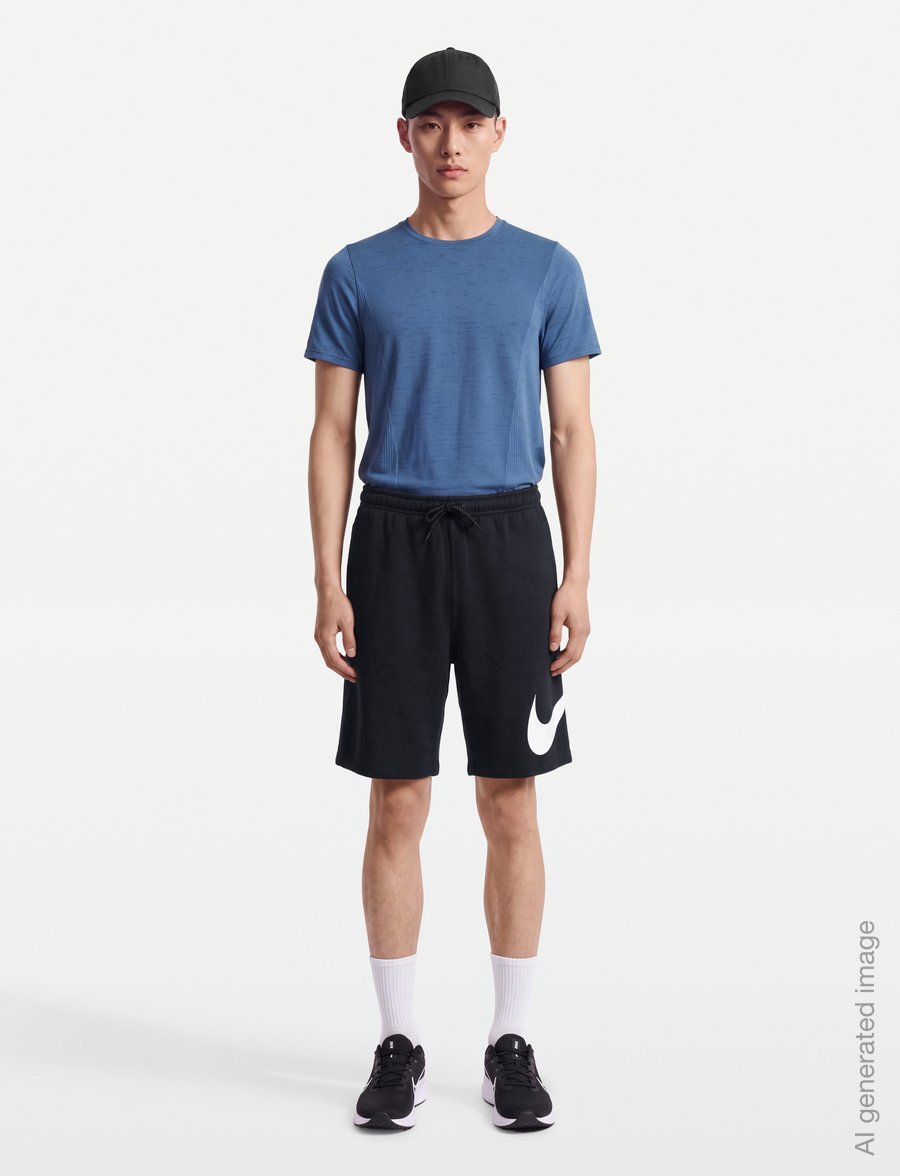 Nike - M NK CLUB BB SHORT GX - nederdelar - black/black/white - 0