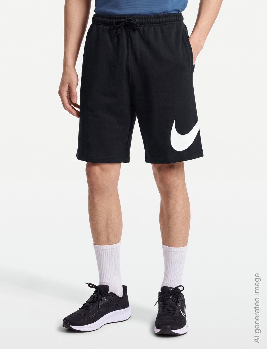 Nike - M NK CLUB BB SHORT GX - nederdelar - black/black/white - 3