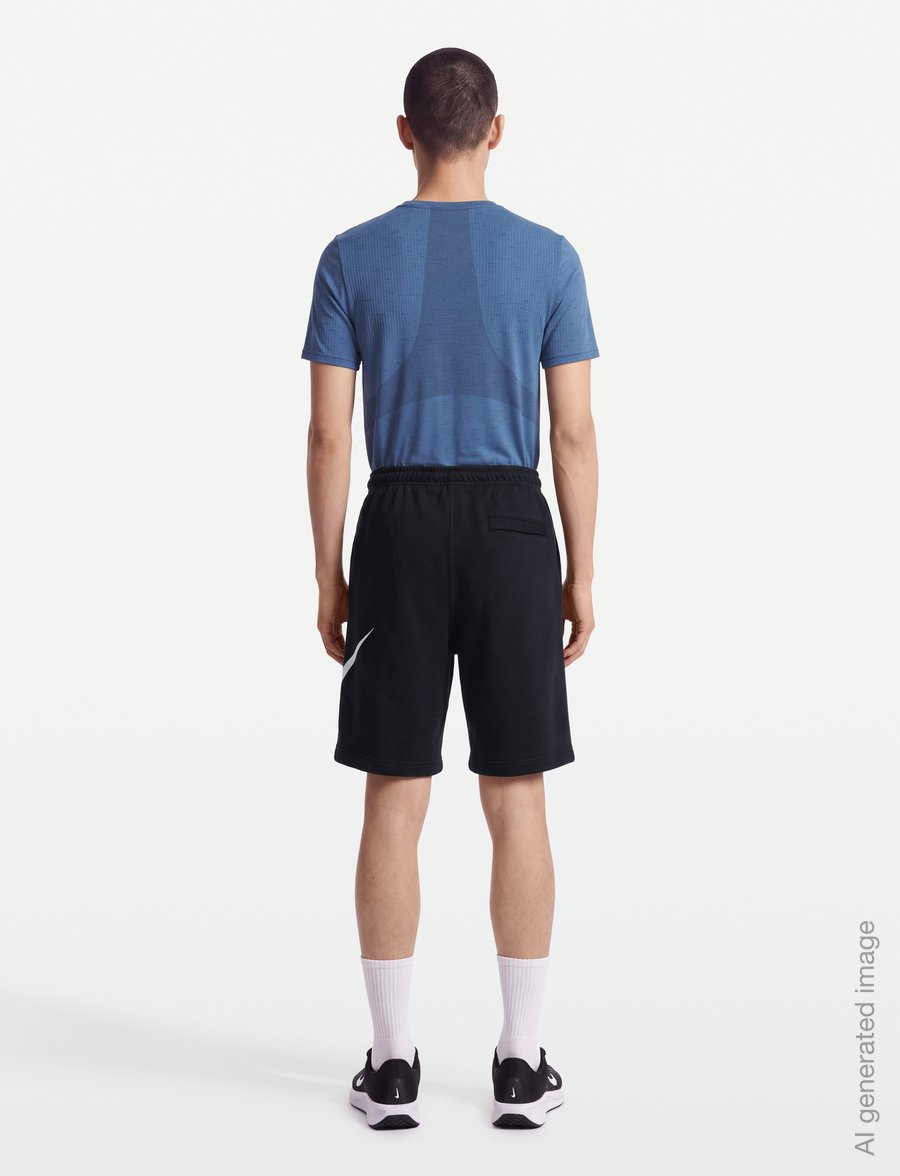 Nike - M NK CLUB BB SHORT GX - nederdelar - black/black/white - 4