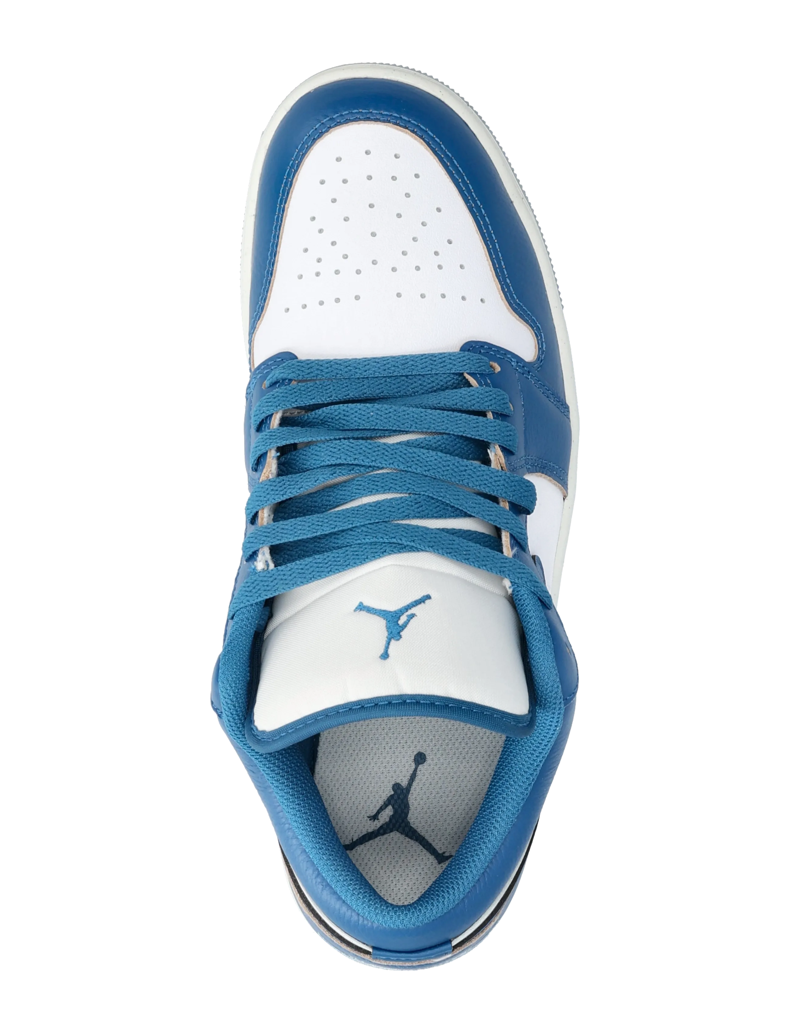 Nike - Air Jordan 1 Low SE - white/industrial blue-blue grey-sail - 3