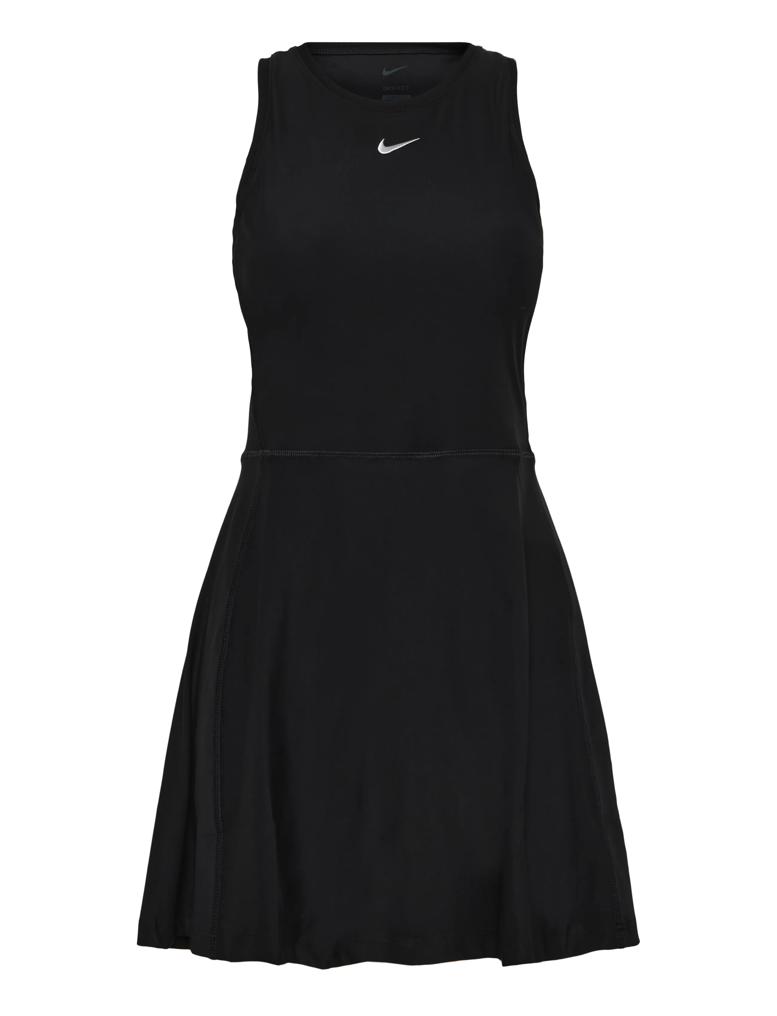 Nike W NK DF VICTORY DRESS - Kleidung - BLACK/WHITE / black