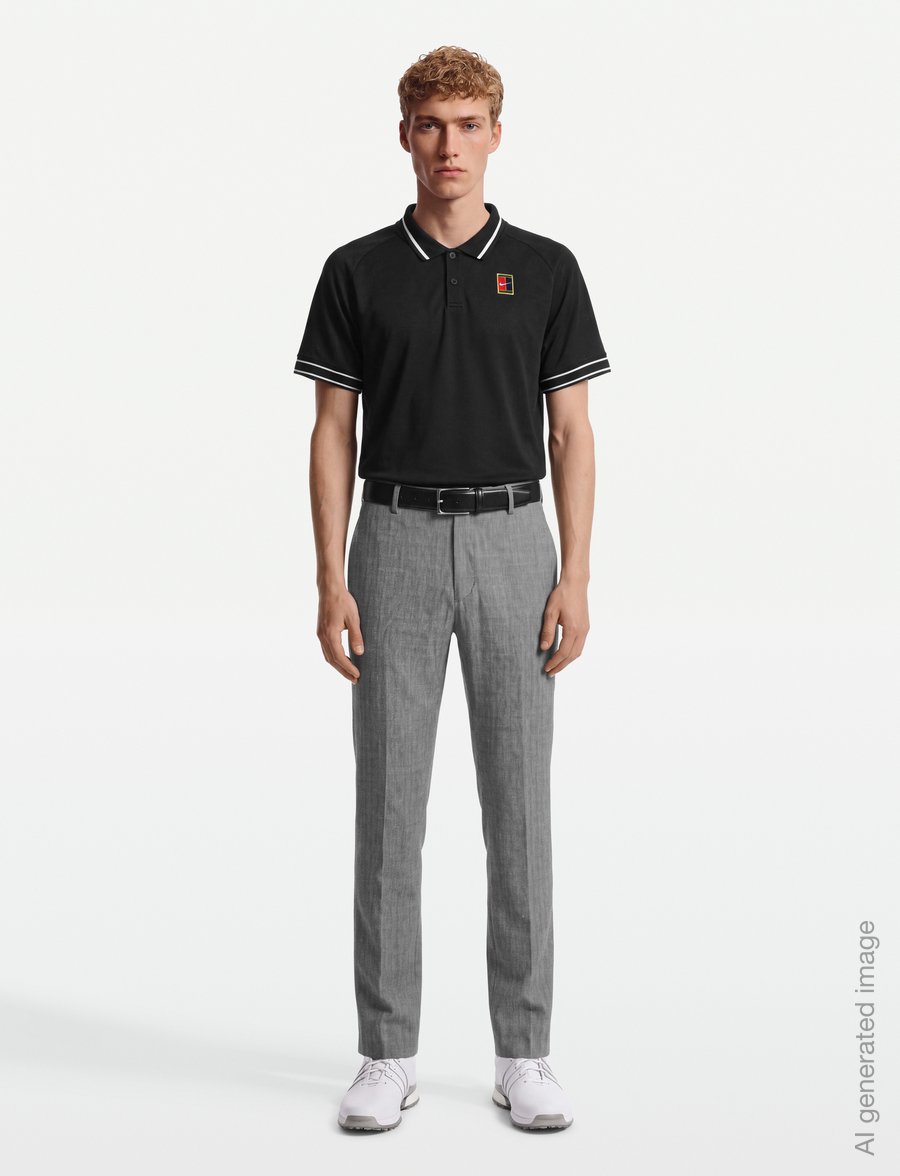 Nike - NikeCourt Heritage Men"s Tenni - poloshirts - black/white - 0