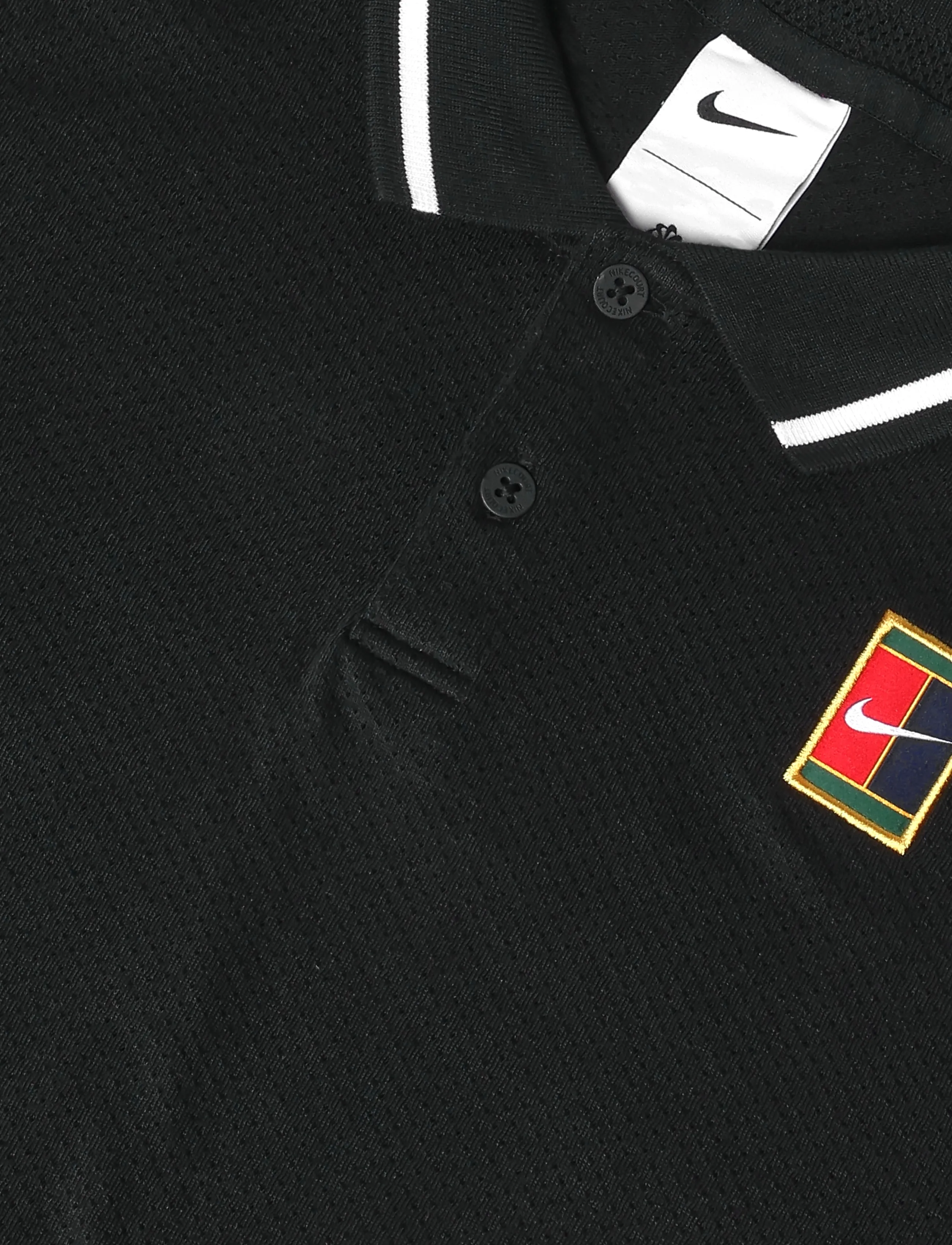 Nike - NikeCourt Heritage Men"s Tenni - polos - black/white - 2