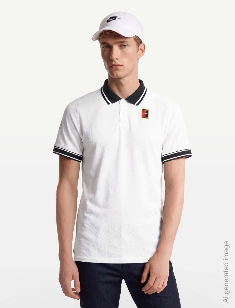 Nike - NikeCourt Heritage Men"s Tenni - poloshirts - white/black - 3