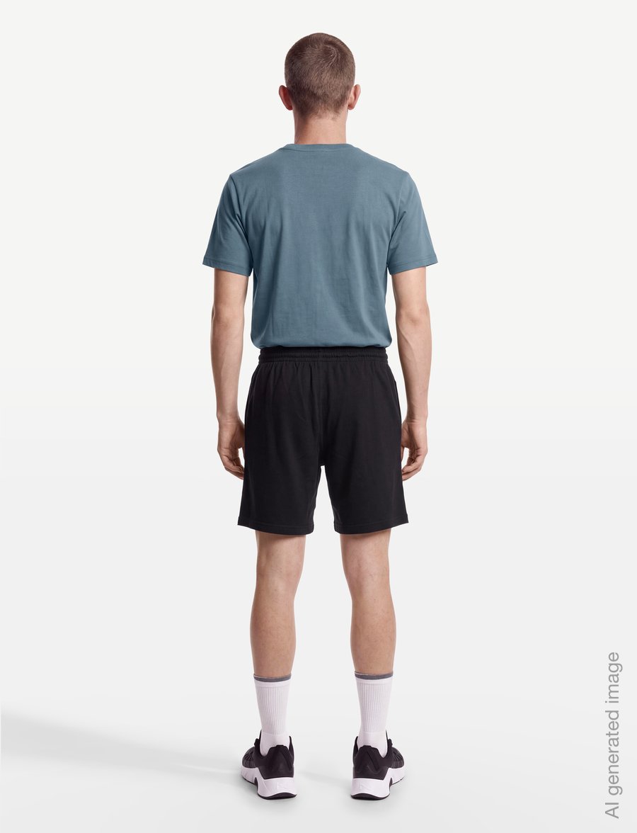 Nike - NIKE CLUB SHORT - bottoms - black/white - 4