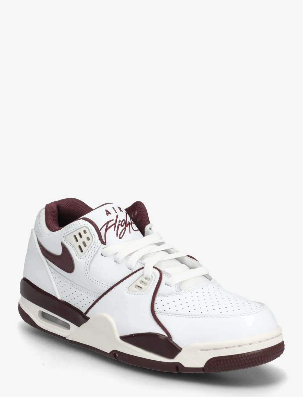 Nike - Air Flight ´89 Low - niedriger schnitt - white/burgundy crush/phantom - 0
